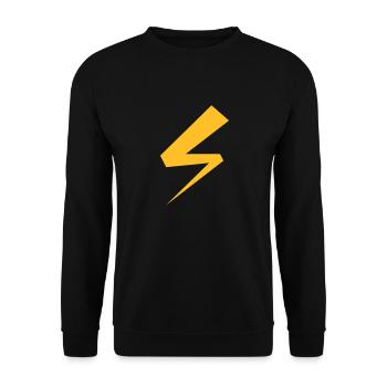 flash - Unisex Sweatshirt - black - Front - Alina (178cm) & Michal (187cm)