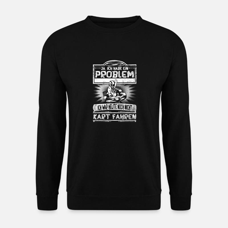 Kart fahren - Unisex Pullover - Schwarz