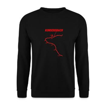 Konsensbach - Unisex Pullover - Schwarz - Vorne - Alina (178cm) & Michal (187cm)