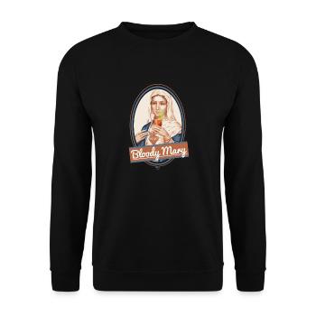 Bloody Mary - Unisex Sweatshirt - black - Front - Alina (178cm) & Michal (187cm)