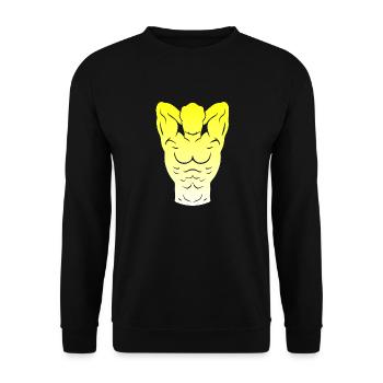 Bodybuilding - Unisex Sweatshirt - black - Front - Alina (178cm) & Michal (187cm)