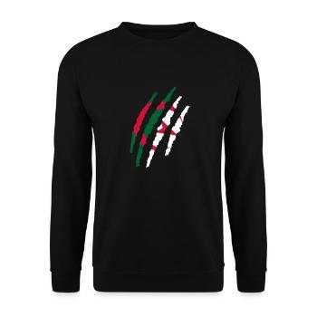 Algeria in the skin - Unisex Sweatshirt - black - Front - Alina (178cm) & Michal (187cm)