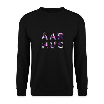 AARHUS - Sweat-shirt Unisexe - noir - Devant - Alina (178cm) & Michal (187cm)