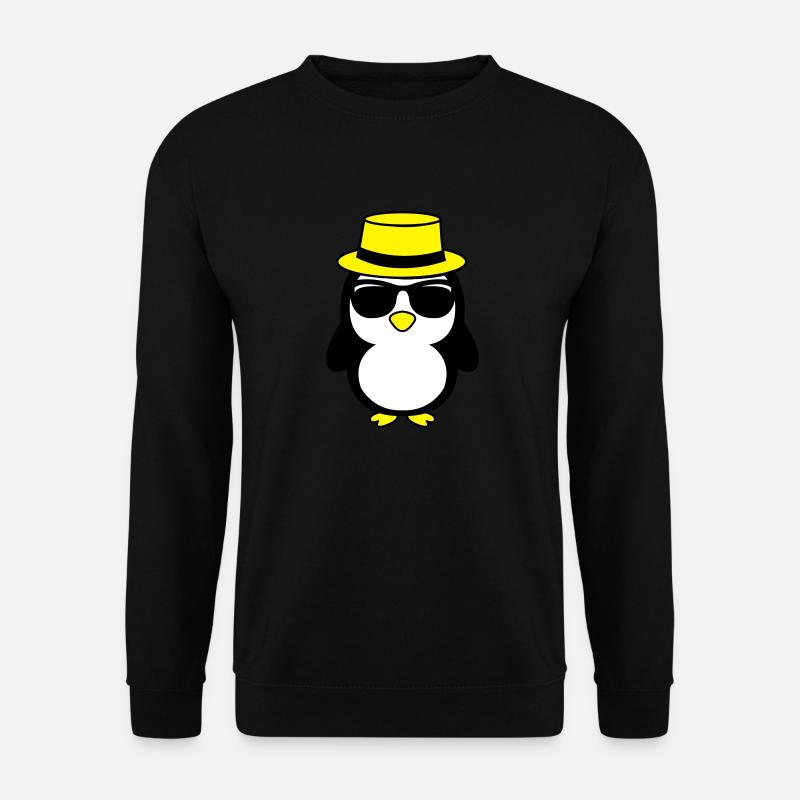 cool_pinguin_02 - Unisex Pullover - Schwarz