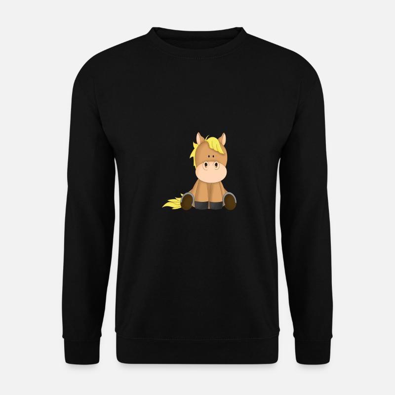 Pferd - Unisex Pullover - Schwarz