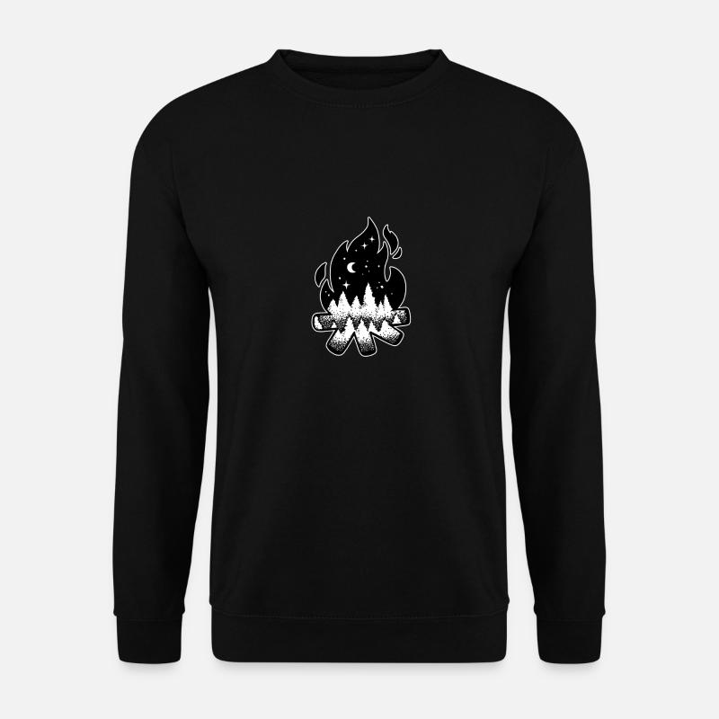 Lagerfeuer - Unisex Pullover - Schwarz