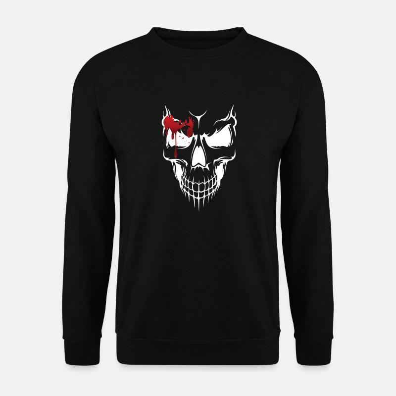Skull Head - Unisex Sweatshirt - black