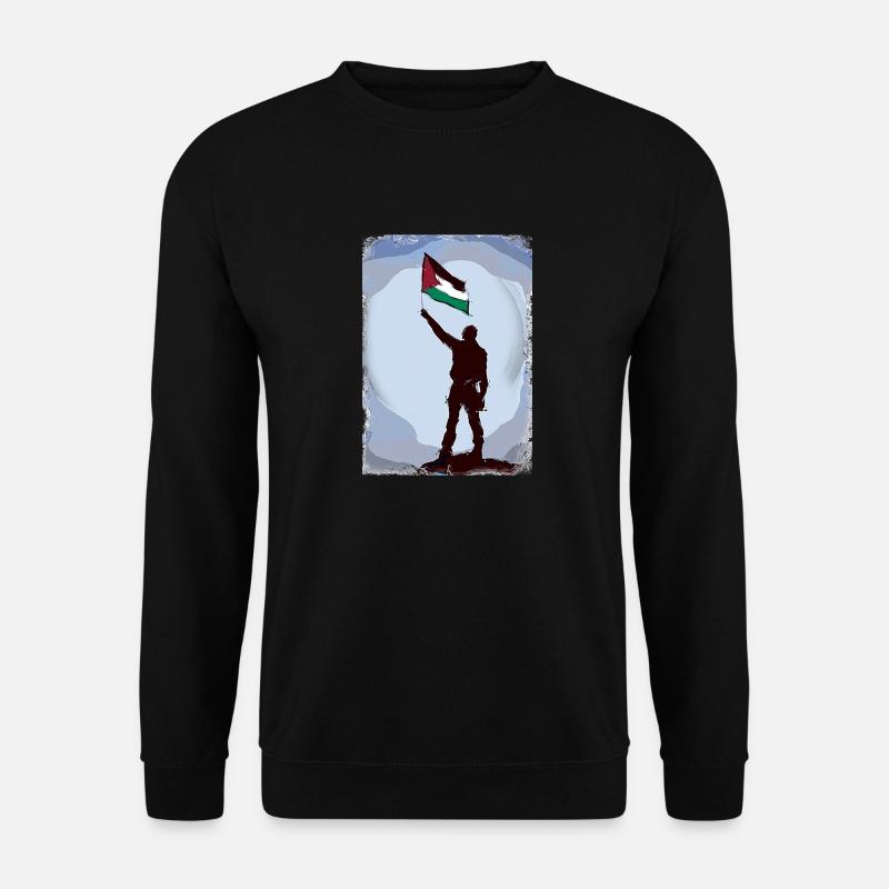 Palestine Drapeau Vies Comptent P10 - Sweat-shirt Unisexe - noir