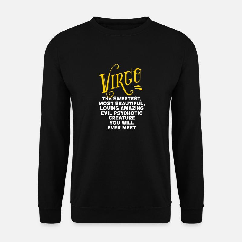 virgo Person - Unisex Pullover - Schwarz