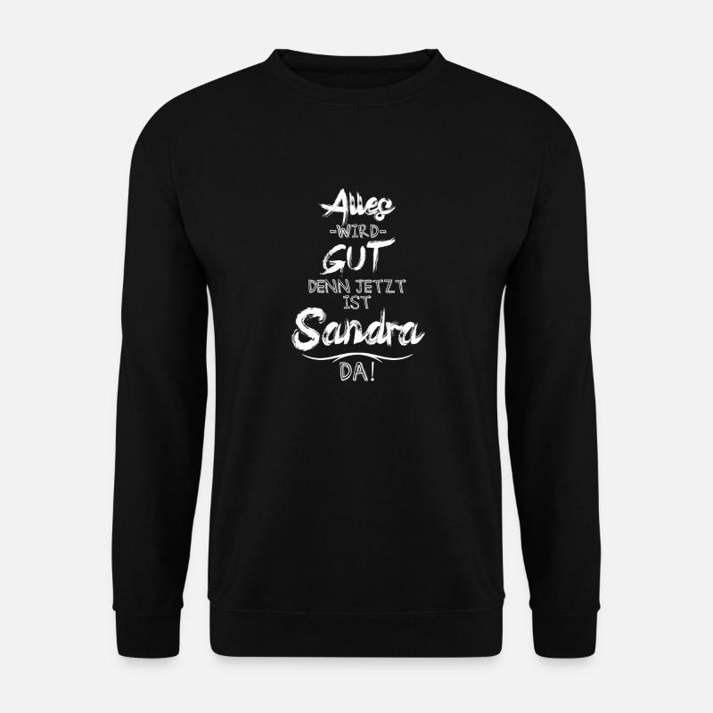 sandra - Unisex Pullover - Schwarz