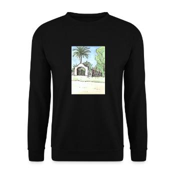 Mare Blu - Unisex Sweatshirt - black - Front - Alina (178cm) & Michal (187cm)