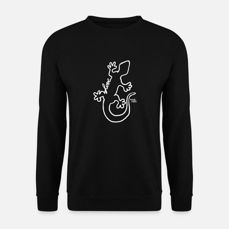 Salamander - Liebe Tiere - Unisex Pullover - Schwarz