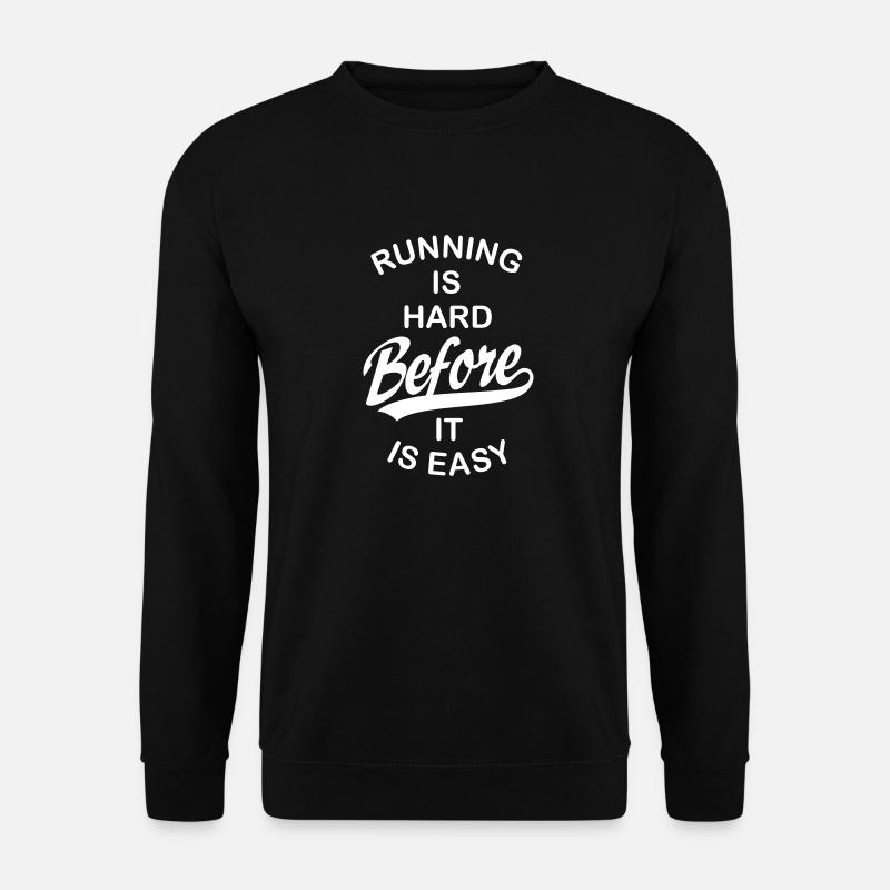 run - Unisex Sweatshirt - black