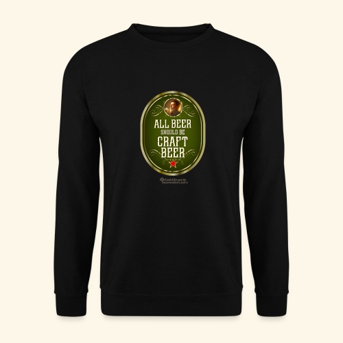 Craft Beer T-Shirt Design mit witzigem Spruch - Unisex Pullover