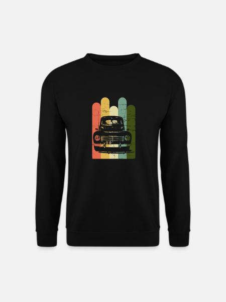 Personenkraftwagen Schweden Auto 1958 Buckel PV 54 - Unisex Pullover - Schwarz