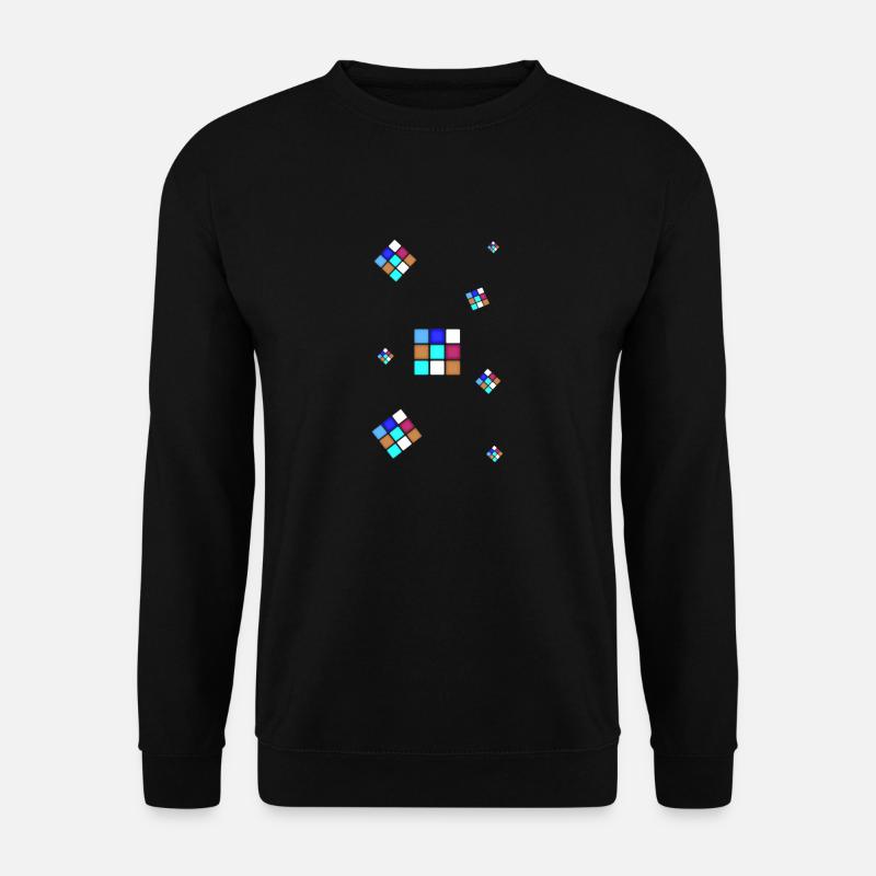 Würfe,Cube,würfel,bunter Würfel - Unisex Pullover - Schwarz