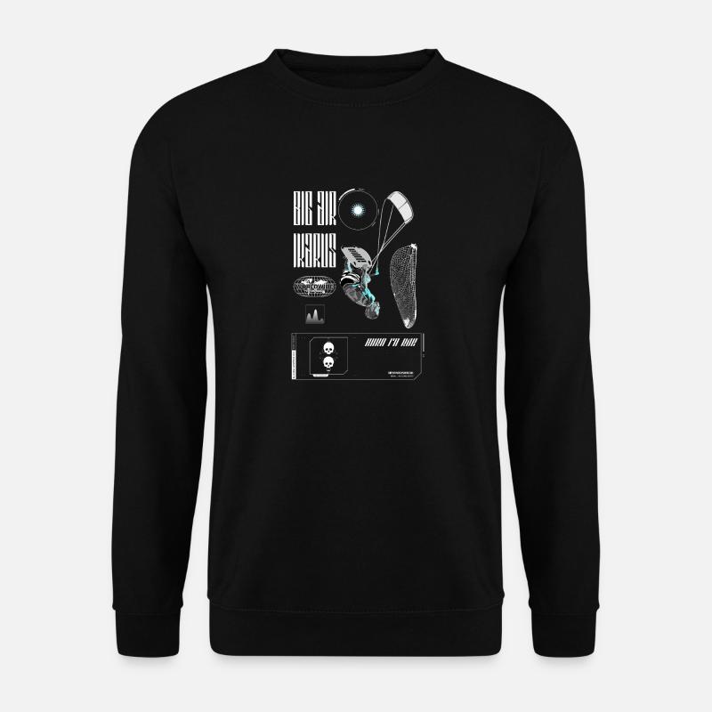 Ikarus Kiteboarding - Unisex Pullover - Schwarz