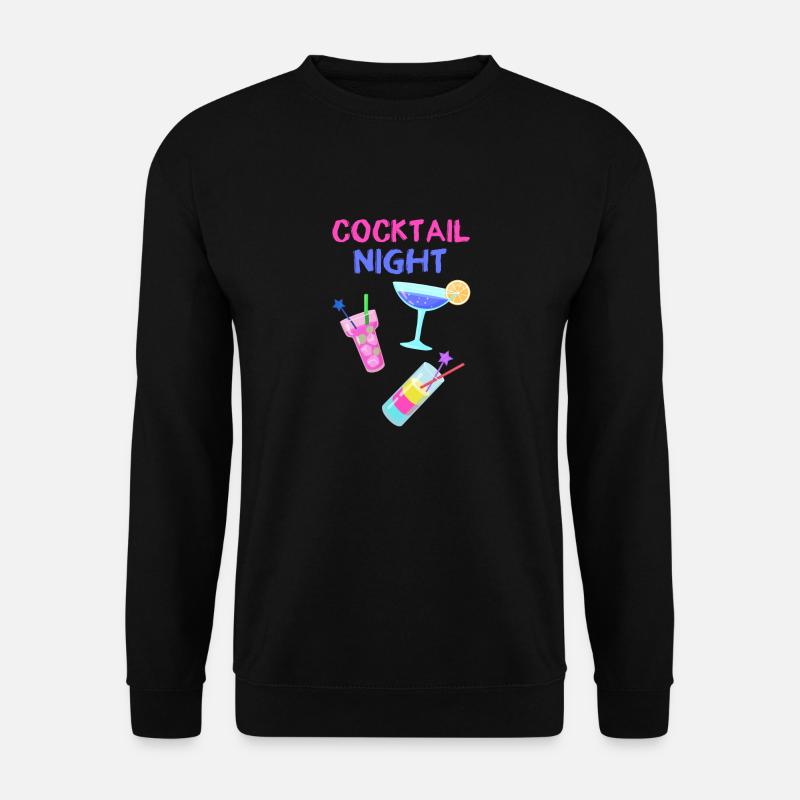 cocktail night,cocktails,cocktail,party - Unisex Pullover - Schwarz