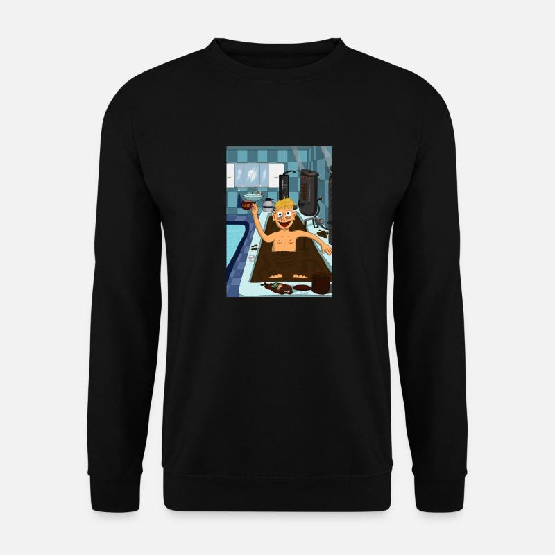 Kaffeebad - Unisex Pullover - Schwarz