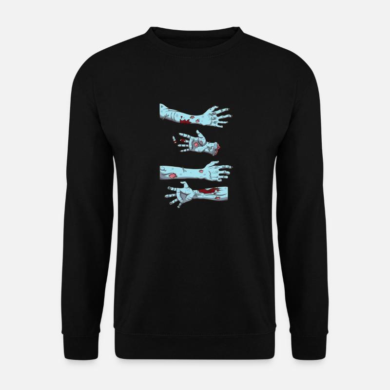 Zombie-Hände - Unisex Pullover - Schwarz