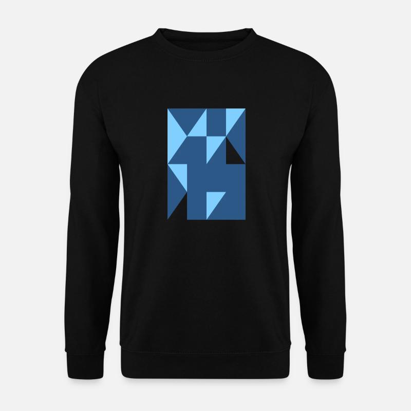 Abstraktes Design - Unisex Pullover - Schwarz