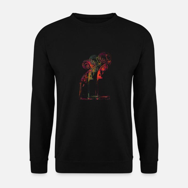 Cello Scroll - Unisex Sweatshirt - black