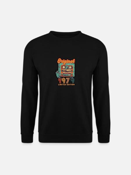 Original 1979 Limited Edition Cassette Birthday - Unisex Sweatshirt - black