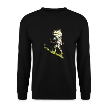 Apporte-moi un edelweiss - Sweat-shirt Unisexe - noir - Devant - Alina (178cm) & Michal (187cm)