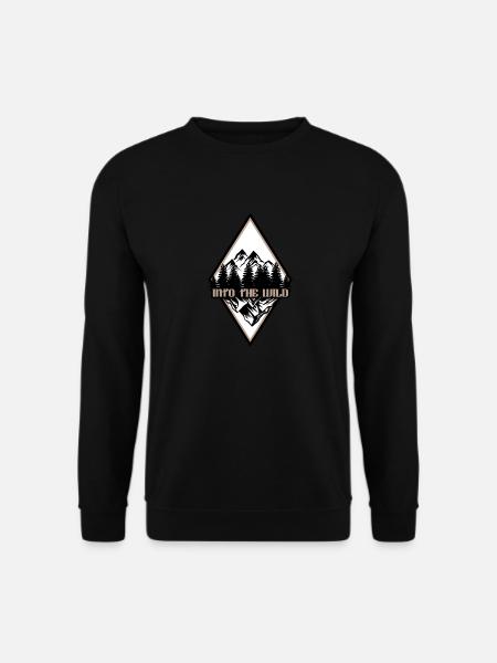 Into the Wild - Unisex Pullover - Schwarz