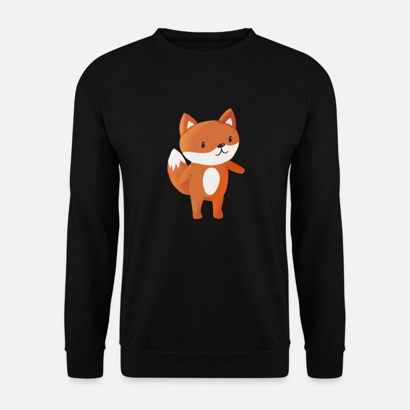 Fox - Unisex Sweatshirt - black