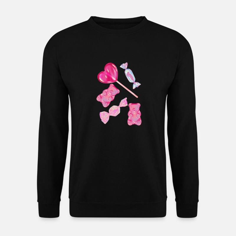Süßigkeiten Candy - Unisex Pullover - Schwarz