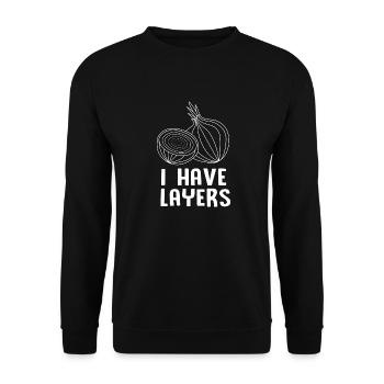 Onion - Unisex Sweatshirt - black - Front - Alina (178cm) & Michal (187cm)