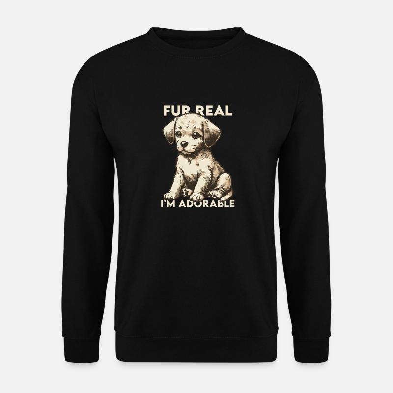 Fur Real - Unisex Pullover - Schwarz