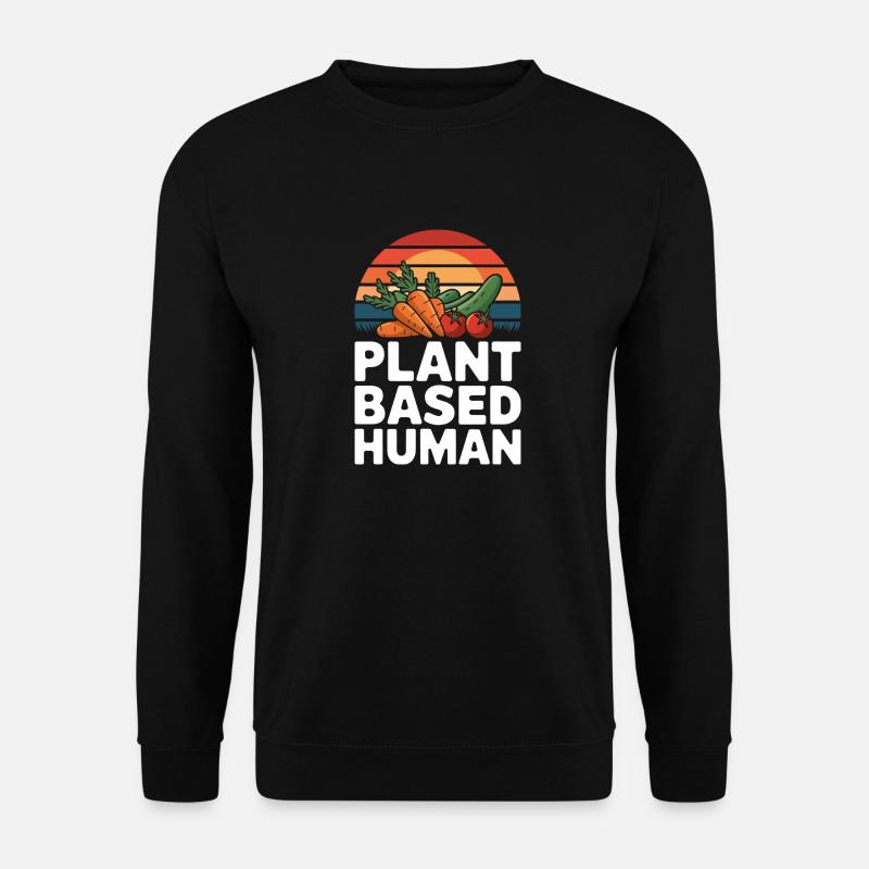 Vegetarian Vegan Veggie Vegetarian - Unisex Sweatshirt - black