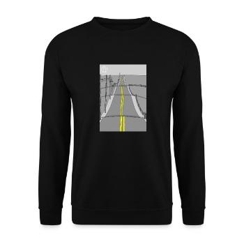 Endless Road - Unisex Sweatshirt - black - Front - Alina (178cm) & Michal (187cm)