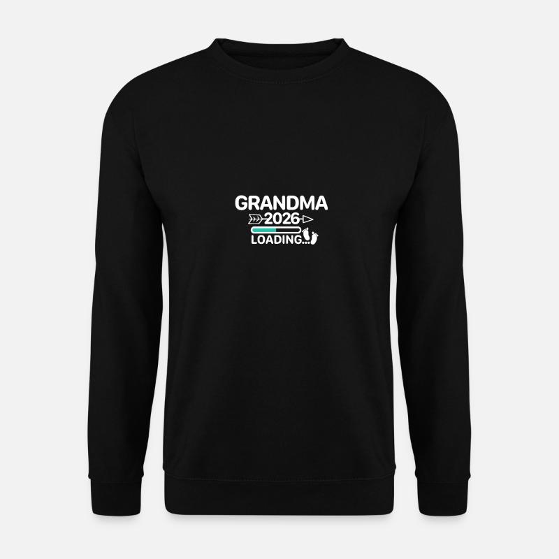 Oma 2026 Babyfüße - Unisex Pullover - Schwarz