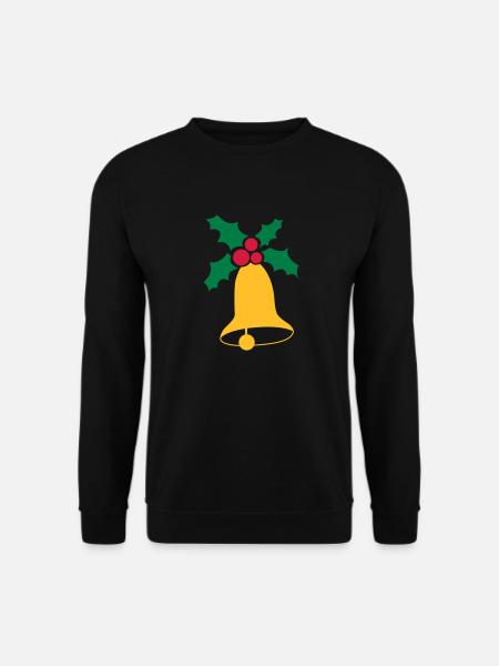 Cloches de Noël - Sweat-shirt Unisexe - noir