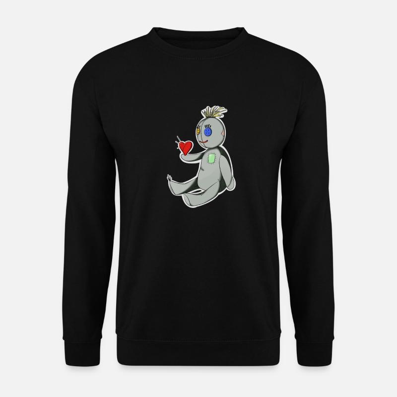 Die Voodoo-Puppe - Unisex Pullover - Schwarz