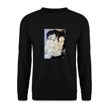 Join me in death - Unisex Pullover - Schwarz - Vorne - Alina (178cm) & Michal (187cm)