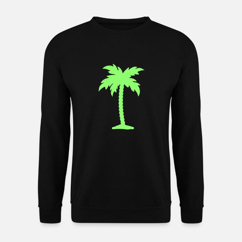 palm tree - Unisex Sweatshirt - black