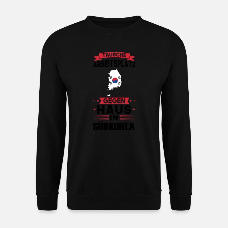 Dänemark Flagge dänisch Geschenk - Unisex Pullover - Schwarz