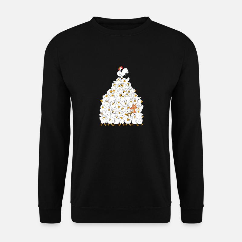 bunch of chickens - Unisex Sweatshirt - black