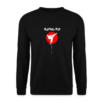 Kung Fu - Sweat-shirt Unisexe - noir - Devant - Alina (178cm) & Michal (187cm)