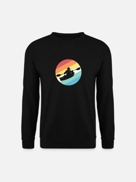 Kayak Wassersport - Unisex Pullover - Schwarz