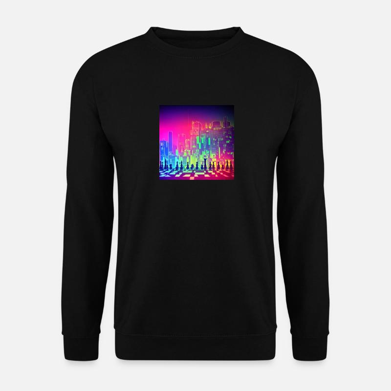 Neon Chess - Unisex Sweatshirt - black