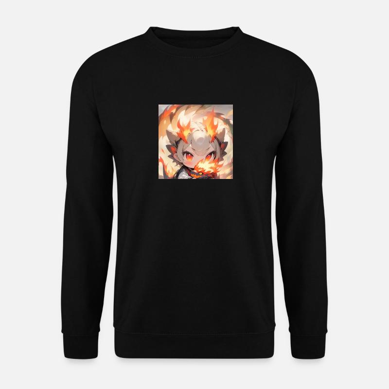 Drachenfeuer - Unisex Pullover - Schwarz