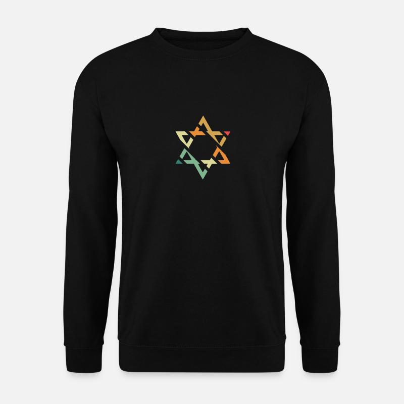 Davidstern - Unisex Pullover - Schwarz