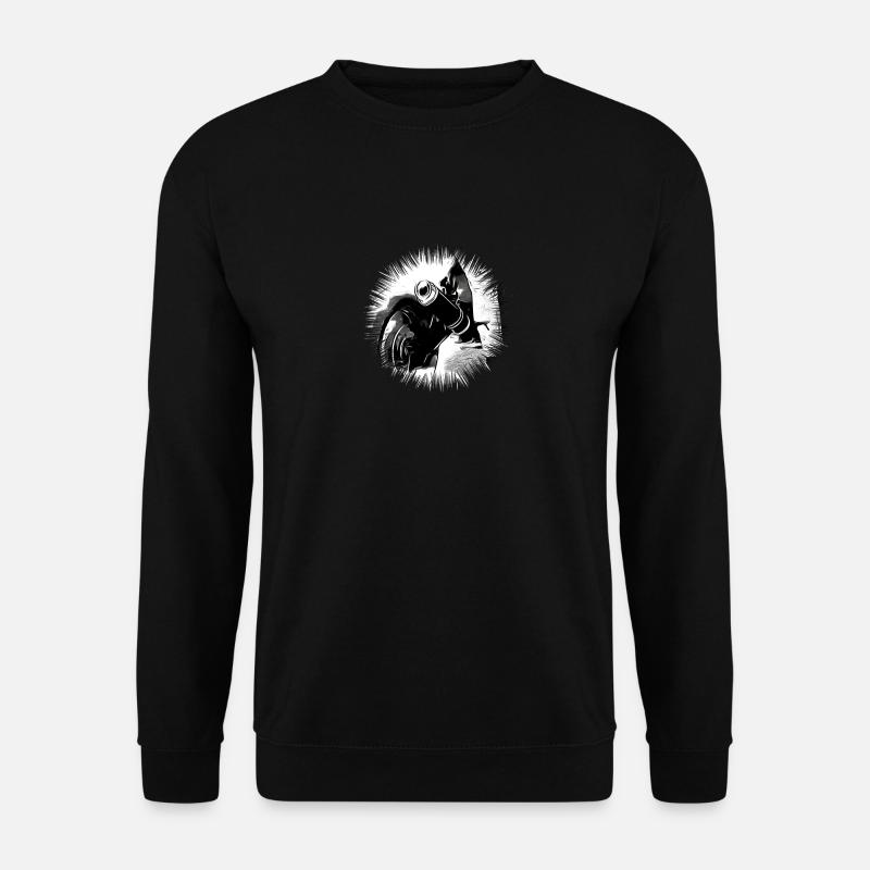 motorcycle - Unisex Sweatshirt - black