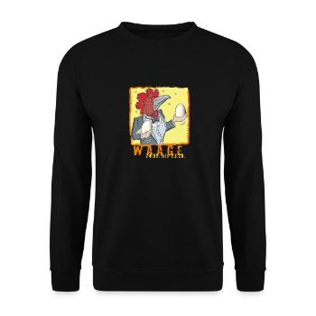 Sternzeichen - Waage - Unisex Pullover - Schwarz - Vorne - Alina (178cm) & Michal (187cm)