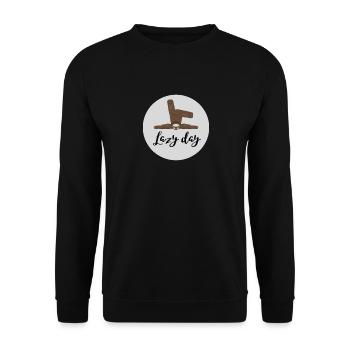 Journée de farniente - Sweat-shirt Unisexe - noir - Devant - Alina (178cm) & Michal (187cm)